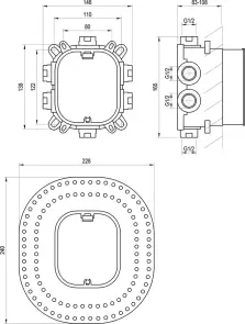 RB 072.50 Вмонтований механізм R-box Vari №3