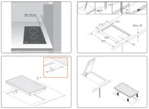 Стеклокерамическая варочная поверхность Samsung NZ32R1506BK/WT №2