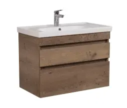 Шкафчик с умывальником Винтаж Frame (Аликанте) 80, Аква Родос