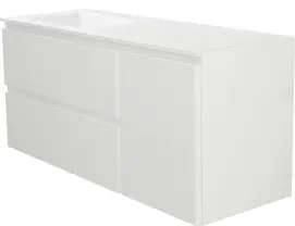 Шкафчик под умывальник Jassel левый 1200 White Air-Line