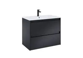 Шкафчик с умывальником Alpine Unik 800 Black matt A852014532 Roca