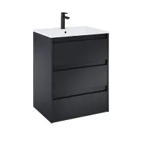 Шафка з умивальником Alpine Unik 600 Black matt A852015532 Roca