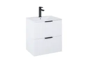Шкафчик под умывальник Reef 600 White matt A857954529 Roca №1