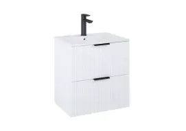 Шкафчик с умывальником Reef 600 White matt A857954529+A3272A3000 Roca
