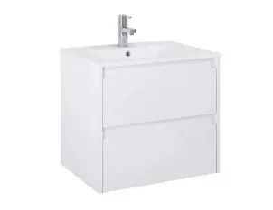 Шафка під умивальник Claudia 600 White matt A857794529 Roca №1