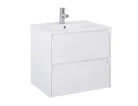 Шкафчик с умывальником Claudia 600 White matt A857794529+A3272A3000 Roca