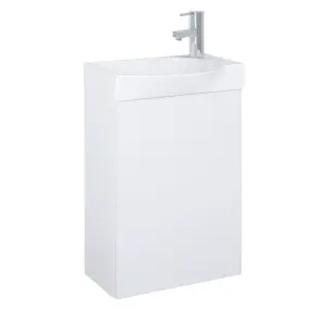Шкафчик с умывальником Ravell 450 White matt A852448806 Roca №1