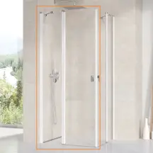 Душова кабіна CRV2- 100 Білий TRANSPARENT