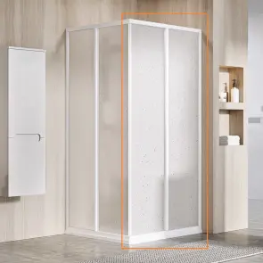 Душова кабіна SRV2- 90 S 195 Білий PEARL №1