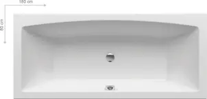 Ванна FORMY 02 180 x 80 №1