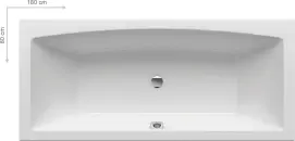 Ванна FORMY 02 SLIM 180 x 80