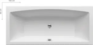 Ванна FORMY 02 SLIM 180 x 80 №1