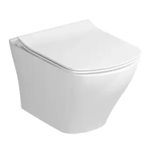 WC Classic RimOff підвісний, Білий №1