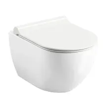 WC Uni Chrome RimOff підвісний, Білий