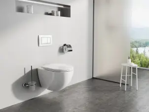 WC Uni Optima RimOff підвісний, Білий №3