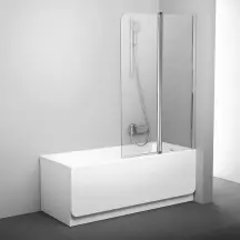 Штора для ванни CVS2-100 R Полір.алюм. TRANSPARENT в магазине TVOE
