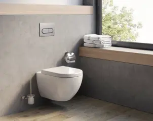 WC Сидіння з кришкою Uni Chrome 02A white №2