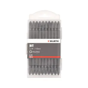 Біта двостороння PH2/PH2, L110 mm, 1/4IN №3
