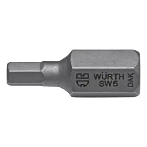 Біта WURTH із внутрішнім шестигранником 10 мм SW8 30 мм №1