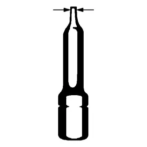 Біта WURTH 1/4" 0,5 х3 25 мм №2