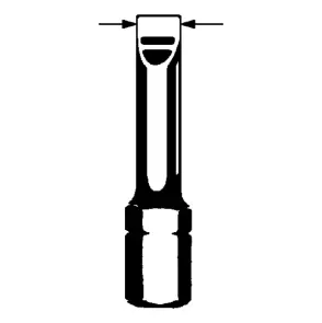 Біта WURTH 1/4" 0,5 х3 25 мм №3