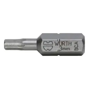 Біта WURTH із внутрішньою шестигранною головкою C 6.3 SW3 1/4" 25мм №1