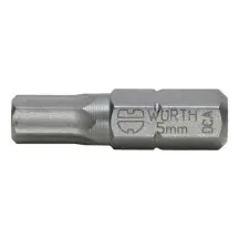 Бита WURTH с внутренней шестигранной головкой C 6.3 SW5 1/4" 25мм купить в Киеве