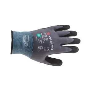 Рукавиці захисні з нітриловим покриттям MULTIFIT NITRILE PLUS, пара, розмір 9 №2