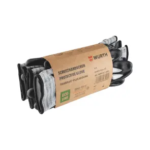 Рукавиці захисні з нітриловим покриттям TIGERFLEX PLUS ECOLINE, пара, розмір 10 №5