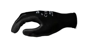 Рукавиці захисні з поліуретановим покриттям SPEC-PU-BLACK, пара, розмір 8 №2