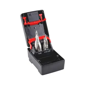 Набір ступінчастих свердел HSS SMARTSTEP (D4-30MM), 3 шт., ZEBRA №1