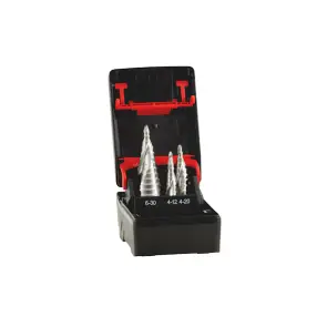 Набір ступінчастих свердел HSS SMARTSTEP (D4-30MM), 3 шт., ZEBRA №2