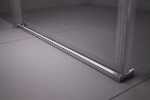 Душові двері MSD2- 100 L Полір.алюм. TRANSPARENT №6