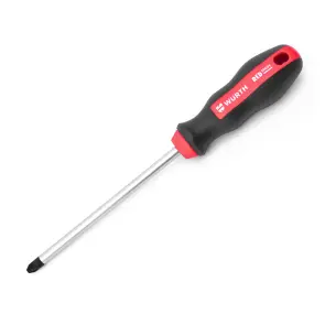 Викрутка шліцева, SL, 175X8,0X1,2 mm, RED STRIPE №14