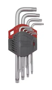 Набор ключей Г-образных TORX, TX10-50, 9 шт., RED STRIPE №1