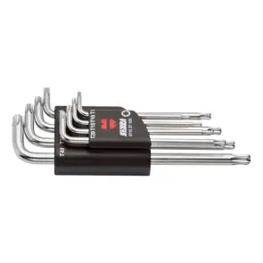Набір ключів Г-подібних TORX з кулькою, 8 шт., ZEBRA №1