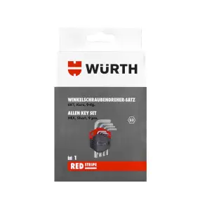 Набір ключів Г-подібних TORX, 8 шт., RED STRIPE №1