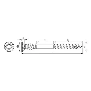 ASSY 4 P CSMP steel zinc plated under-head thr. RW №2