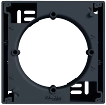 Коробка для наружного монтажа 1-постовая Антрацит, Asfora EPH6100171