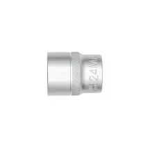 Головка торцева шестигранна, 1/2IN, коротка, SW24, RED STRIPE в магазині TVOE