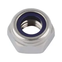 Гайка шестигранна самостопорна DIN985 - A2/50 - SW24, M16