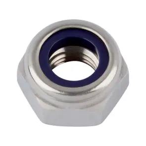 Гайка шестигранна самостопорна DIN985 - A2/50 - SW10, M6 №1