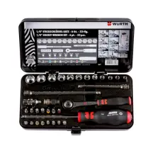 Набір головок торцевих Wurth Zebra 1/4" 33 шт. в магазині TVOE
