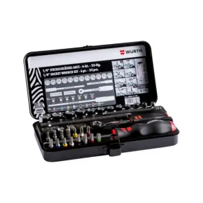 Набір головок торцевих Wurth Zebra 1/4" 33 шт. №2