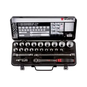 Набір торцевих головок Wurth MULTI проф 1/2" 23 шт №1