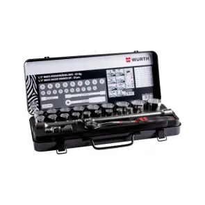 Набір торцевих головок Wurth MULTI проф 1/2" 23 шт №2