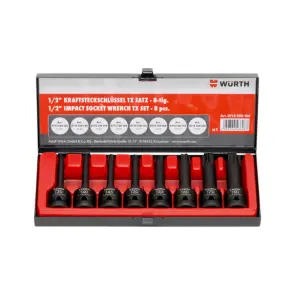 Набір торцевих головок Wurth ударних 1/2" SORT TX LONG 8 шт. №1