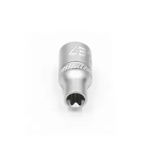 Головка торцева зовн.TORX, 1/4IN, TX-E7-L25MM, RED STRIPE №3