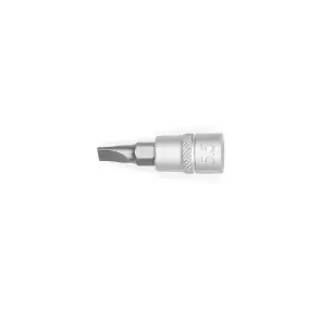Головка торцева, 1/4IN, з насадкою SL5,5MM, RED STRIPE №2