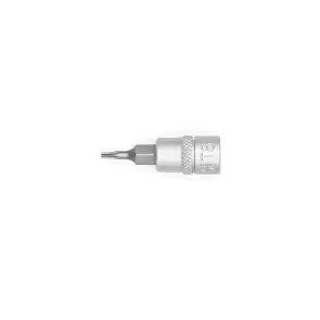 Головка торцева, 1/4IN, з насадкою TX8, RED STRIPE №2